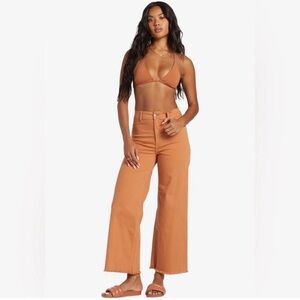 Billabong Rust Orange High-Rise Pants